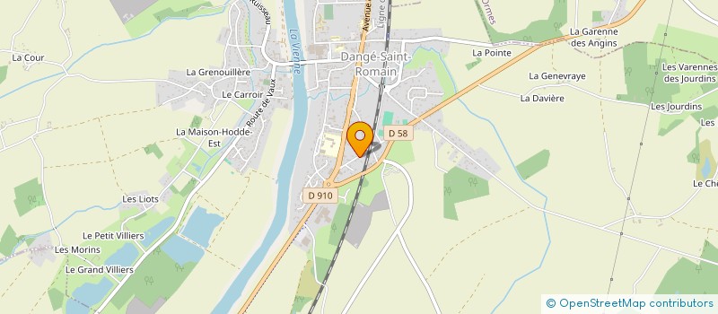 localisation de l'entreprise GFA DU FLEAU à DANGE-SAINT-ROMAIN