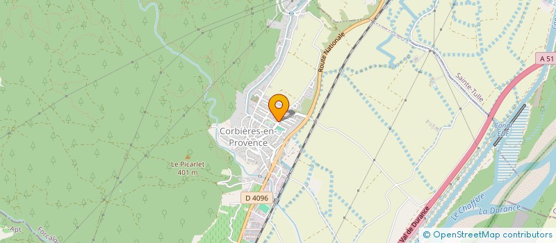 localisation de l'entreprise GFA DU FUMADIS à CORBIERES-EN-PROVENCE