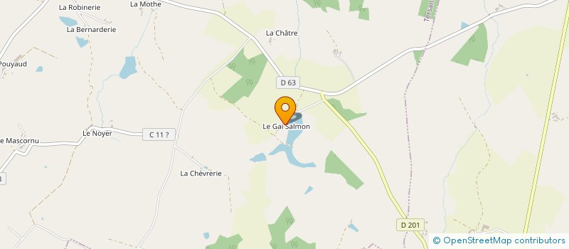 localisation de l'entreprise GFA DU GAI SALMON à TERSANNES