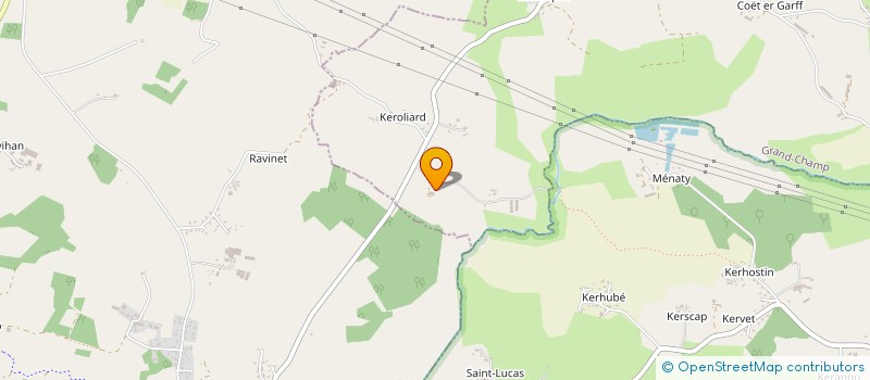 localisation de l'entreprise GFA DU GDL  GRANDCHAMP