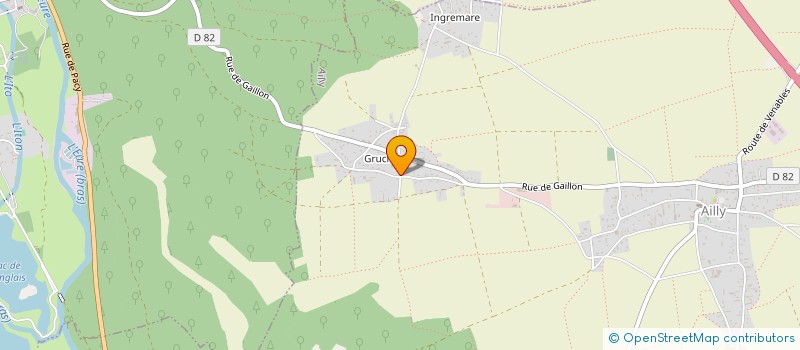 localisation de l'entreprise GFA DU GENIEVRE  AILLY