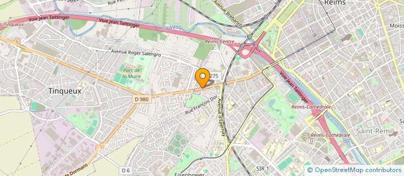 localisation de l'entreprise GFA DU GEPHY  REIMS