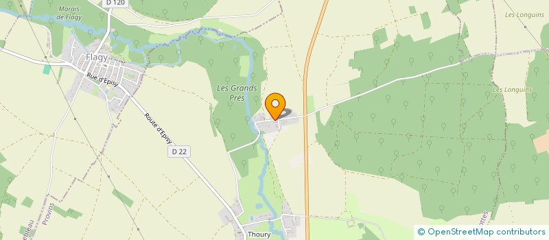 localisation de l'entreprise GFA DU GOGUET  NOISY-RUDIGNON