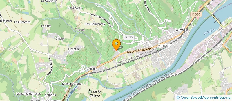 localisation de l'entreprise GFA DU GOUTAY  AMPUIS