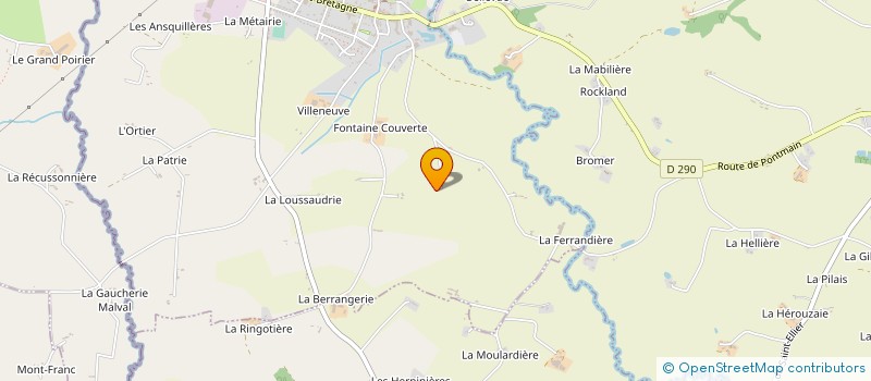 localisation de l'entreprise GFA DU GRAND ASTILLE  SAINT-ELLIER-DU-MAINE