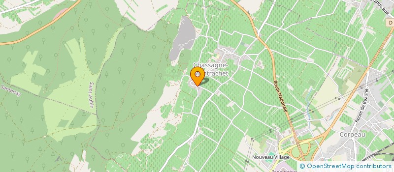 localisation de l'entreprise GFA DU GRAND BROCARD  CHASSAGNE-MONTRACHET