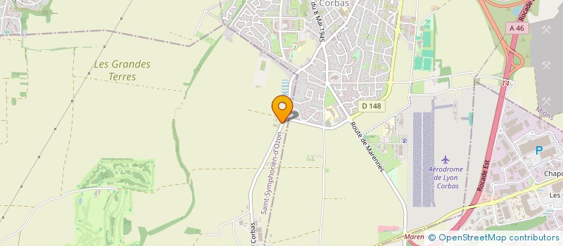 localisation de l'entreprise GFA DU GRAND CHANTOIRE  SAINT-SYMPHORIEN-D'OZON