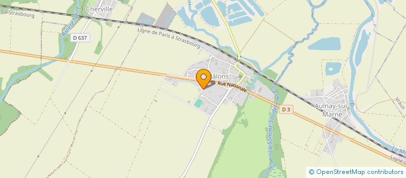 localisation de l'entreprise GFA DU GRAND CHEMIN  JALONS