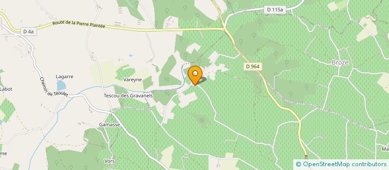 localisation de l'entreprise GFA DU GRAND CHENE  GAILLAC