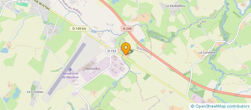 localisation de l'entreprise GFA DU GRAND COTEAU  LE PIN