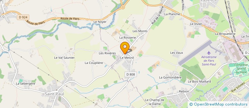 localisation de l'entreprise GFA DU GRAND GERIER à LA LANDE-PATRY