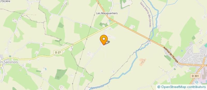 localisation de l'entreprise GFA DU GRAND MESLIN  SAINT PIERRE DES ORMES