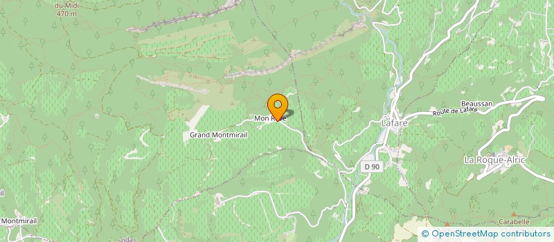 localisation de l'entreprise GFA DU GRAND MONTMIRAIL  GIGONDAS