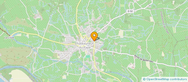 localisation de l'entreprise GFA DU GRAND PIGNANT  CHATEAUNEUF-DU-PAPE