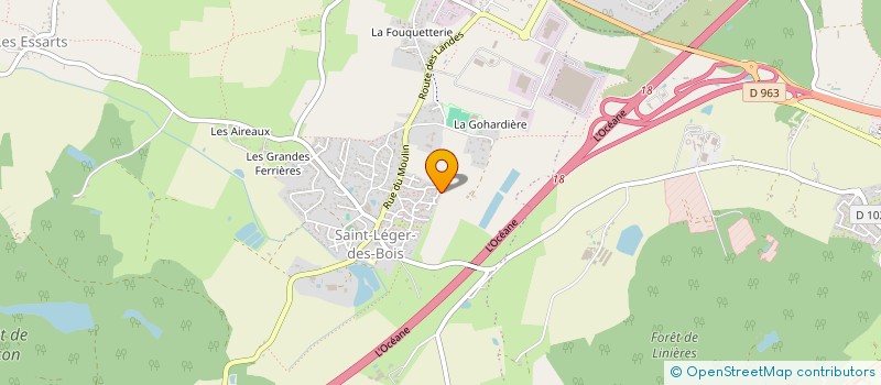 localisation de l'entreprise GFA DU GRAND PRESSOIR  LA POSSONNIERE