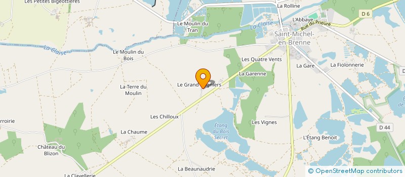 localisation de l'entreprise GFA DU GRAND VRIGNIERS à SAINT-MICHEL-EN-BRENNE