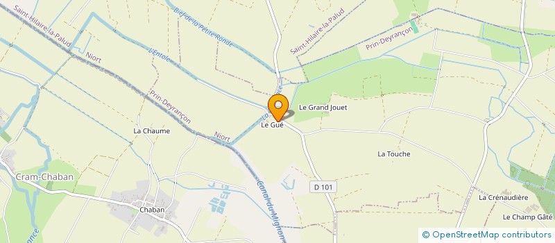 localisation de l'entreprise GFA DU GUE DE JOUET  LE BOURDET