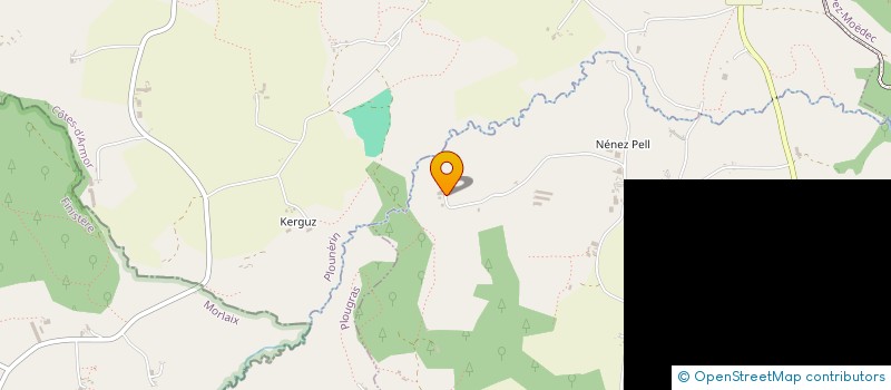 localisation de l'entreprise GFA DU GUIC  LOGUIVY-PLOUGRAS