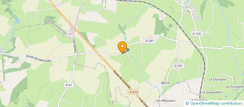 localisation de l'entreprise GFA DU HAMEL  LOLIF