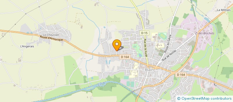 localisation de l'entreprise GFA DU HARAS DE STEMEL  BLAIN