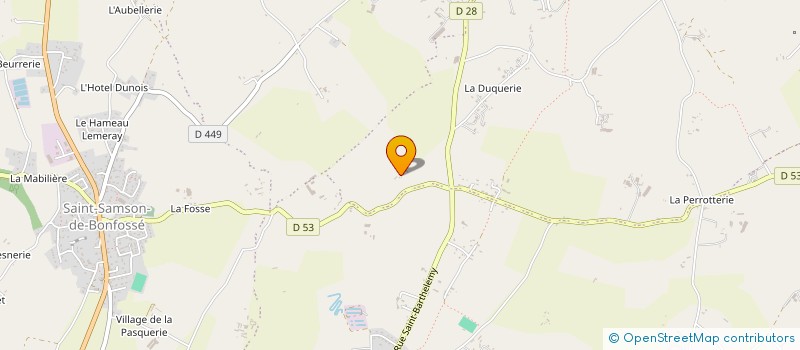 localisation de l'entreprise GFA DU HARAS DES ROUGES  CANISY