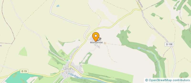 localisation de l'entreprise GFA DU HAUT DES PLATS  SALIVES