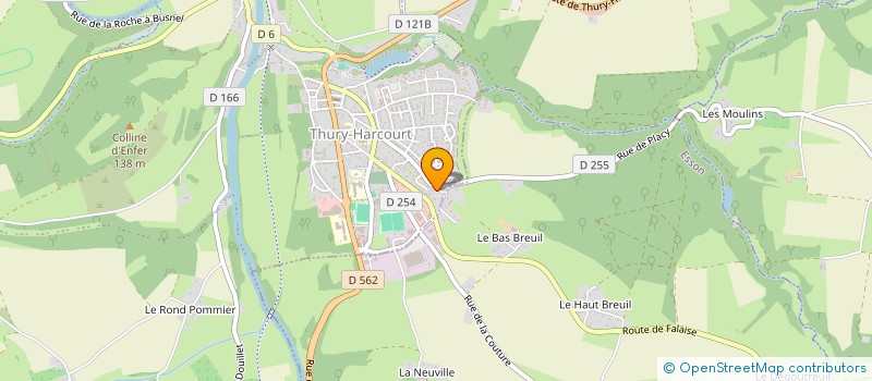 localisation de l'entreprise GFA DU HAUT DU BREUIL  CROISILLES