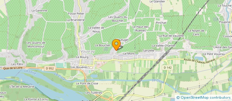 localisation de l'entreprise GFA DU HAUT LIEU à VOUVRAY