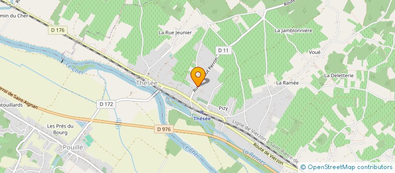 localisation de l'entreprise GFA DU HAUT PERRON  THESEE