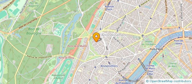 localisation de l'entreprise GFA DU HOULEY  PARIS