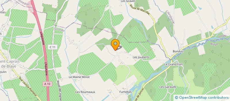 localisation de l'entreprise GFA DU JARD THIBAUD  VAL-DE-LIVENNE