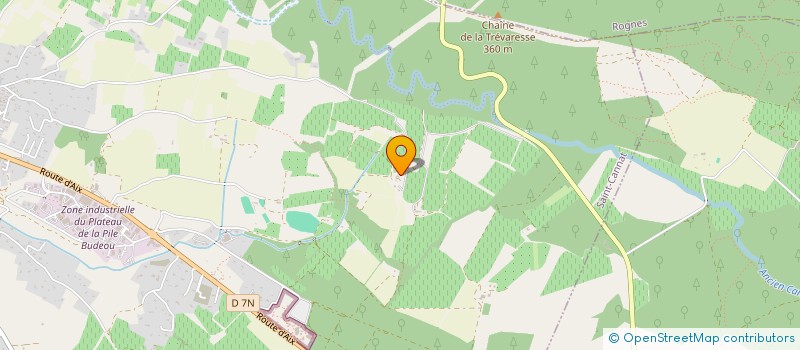 localisation de l'entreprise GFA DU JAS DE COLLAVERY  SAINT-CANNAT