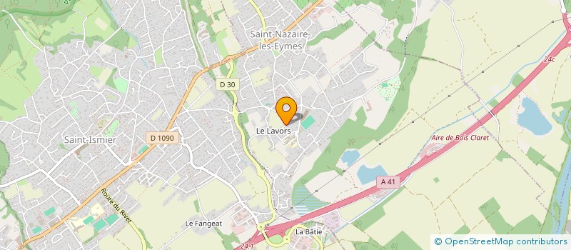 localisation de l'entreprise GFA DU LAVORS  SAINT-NAZAIRE-LES-EYMES
