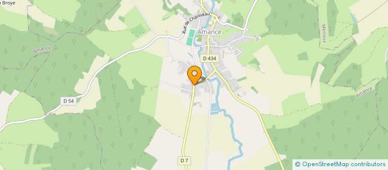 localisation de l'entreprise GFA DU LENERY  AMANCE