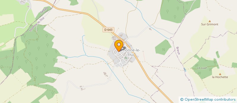 localisation de l'entreprise GFA DU LILAS à THONNE-LE-THIL