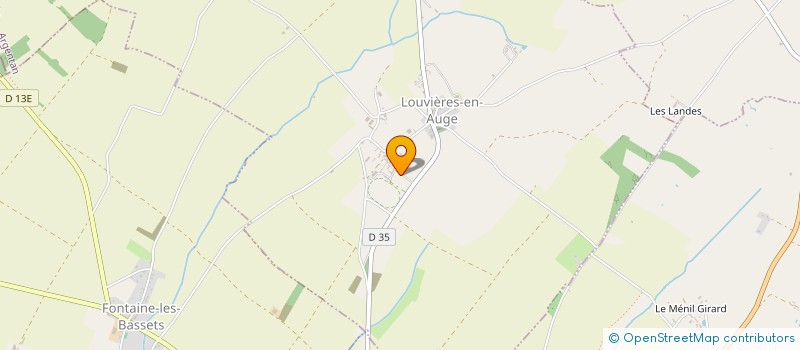 localisation de l'entreprise GFA DU LOGIS à LOUVIERES-EN-AUGE