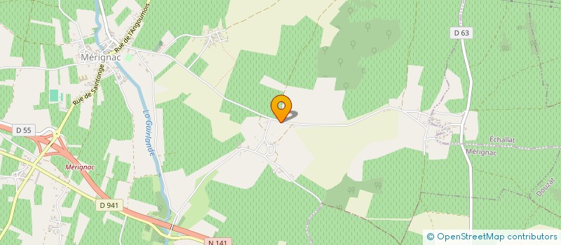 localisation de l'entreprise GFA DU LOGIS DE LAFFONT à MERIGNAC