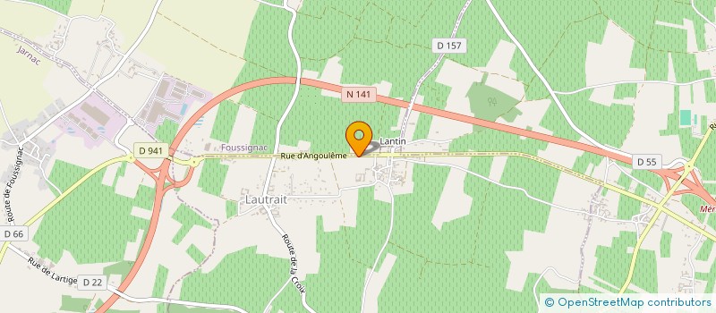 localisation de l'entreprise GFA DU LOGIS DE LANTIN à TRIAC-LAUTRAIT