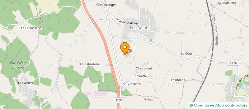 localisation de l'entreprise GFA DU LOGIS DES ADJOTS à LES ADJOTS