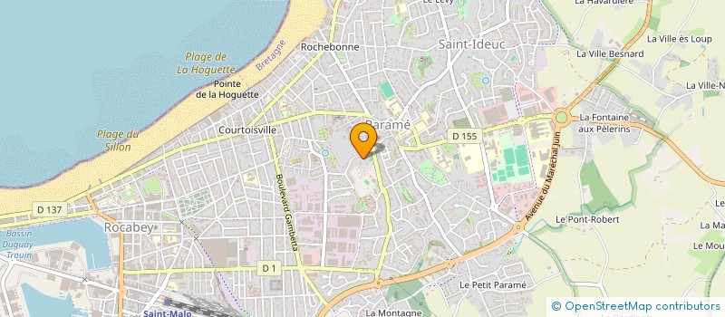 localisation de l'entreprise GFA DU LYS  SAINT-MALO