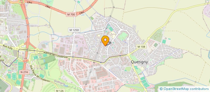 localisation de l'entreprise GFA DU MAILLY à QUETIGNY