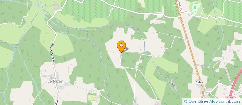 localisation de l'entreprise GFA DU MAINE  AUBIAC