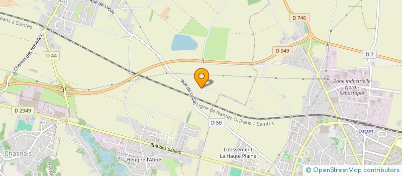 localisation de l'entreprise GFA DU MAINGREAUD  SAINTE-GEMME-LA-PLAINE