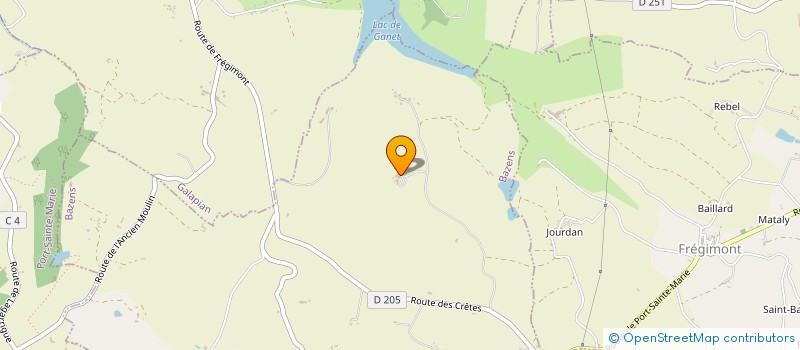 localisation de l'entreprise GFA DU MALARTIC  BAZENS