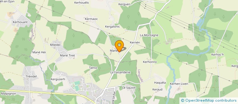 localisation de l'entreprise GFA DU MANEBIO  LANGUIDIC