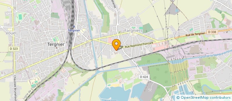 localisation de l'entreprise GFA DU MARAIQUET à TERGNIER