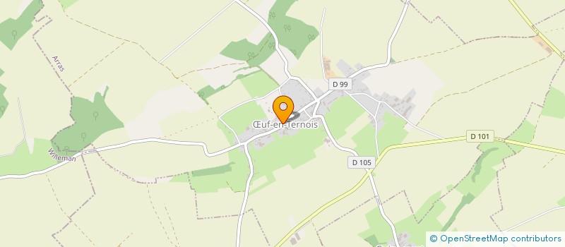 localisation de l'entreprise GFA DU MARAIS  UF-EN-TERNOIS