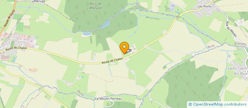 localisation de l'entreprise GFA DU MARNIZOT  BUXY