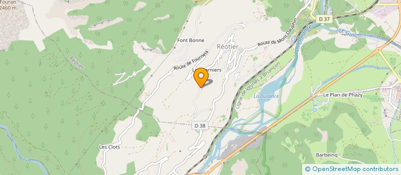 localisation de l'entreprise GFA DU MARQUISAT  SAINT-CLEMENT-SUR-DURANCE