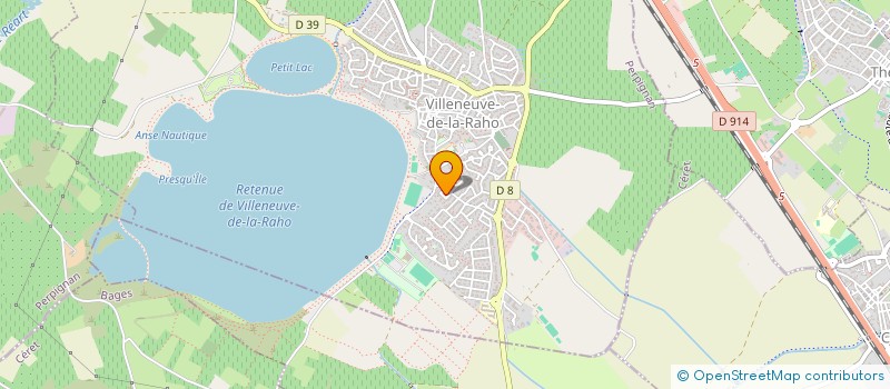 localisation de l'entreprise GFA DU MAS AURIOL  VILLENEUVE-DE-LA-RAHO